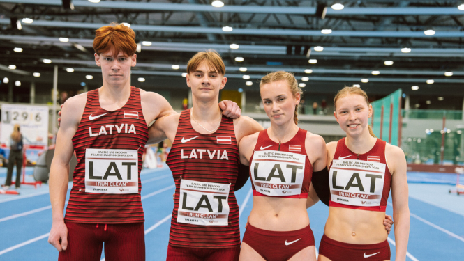 Jauno sportistu kopfoto 