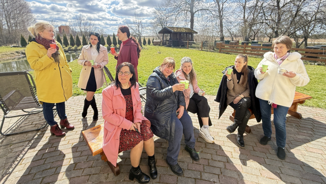 Bišu semināra dalībnieces