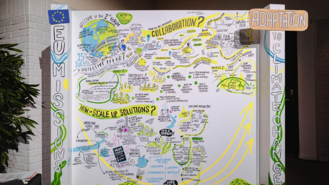 Plakāts ar uzrakstiem