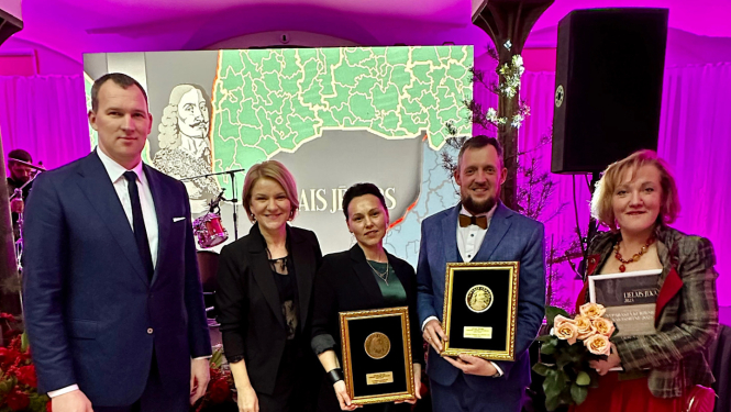 Ventspils novads saņem divas balvas no astoņām