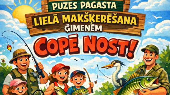 Lielā makšķerēšana Puzē notiks 16. maijā