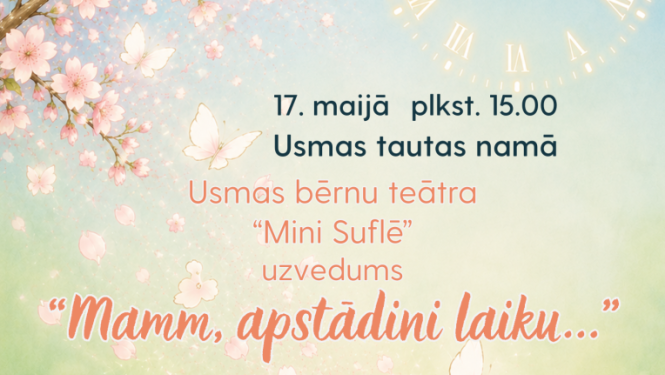 Usmas tautas nams aicina uz teātra izrādi