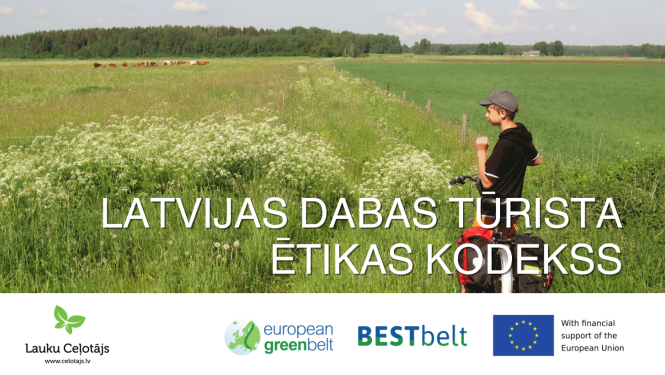 Dabas tūrista ētikas kodeksa vizuālis