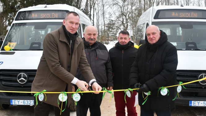 Jauno elektroautobusu svinīgā atklāšana