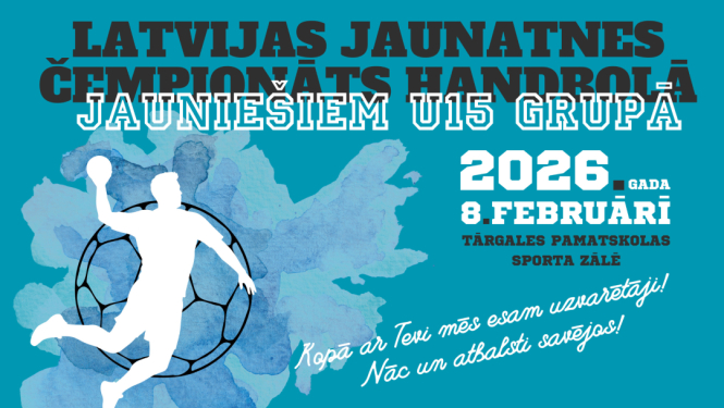 Notiks handbola sacensības jauniešiem