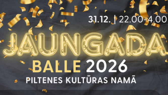 Piltenē notiks Jaungada balle