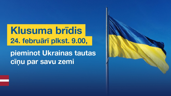 Aicinājums vienoties klusuma brīdī