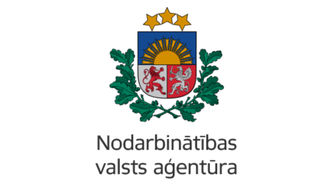 Nodarbinātības valsts aģentūras logo