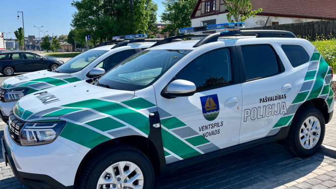 Ventspils novada pašvaldības policijas auto