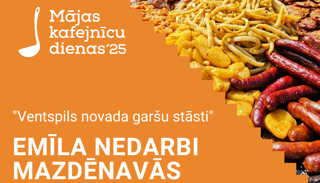 Kafejnīca "Emīla nedarbi Mazdēnevās" viesus uzņēms 16. augustā no 11.00 "Mazdēnevās", Tārgales pagastā