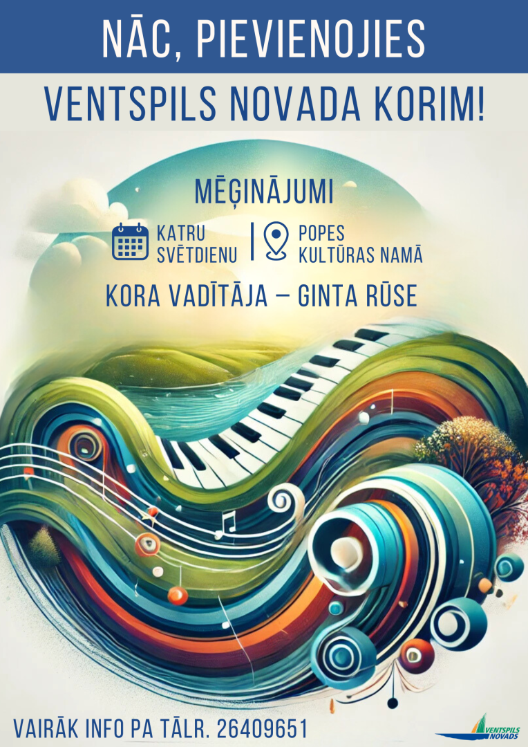 Aicina pievienoties Ventspils novada korim vizuālis