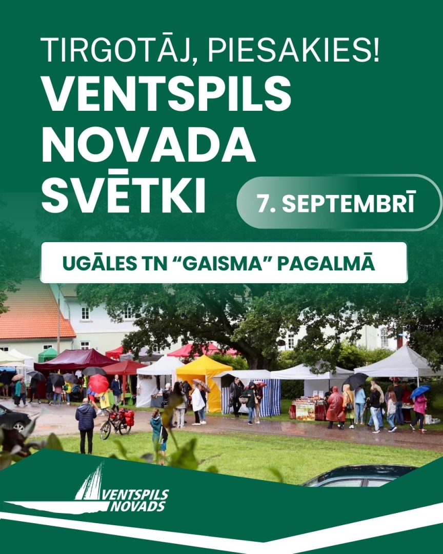 Tirgotāju pieteikšanās afiša