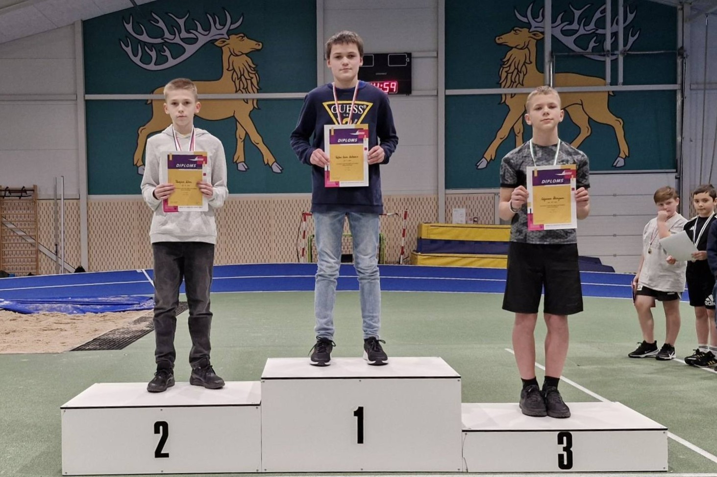 300 metru U14 zēnu pjedestāls