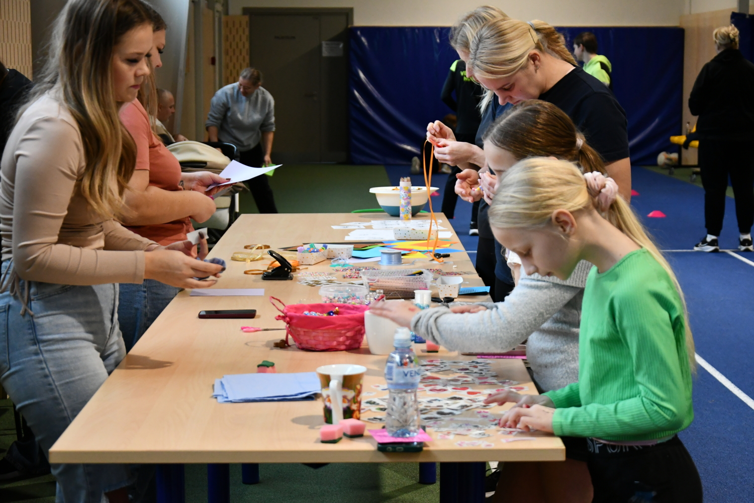 Bija arī radošās darbnīcas