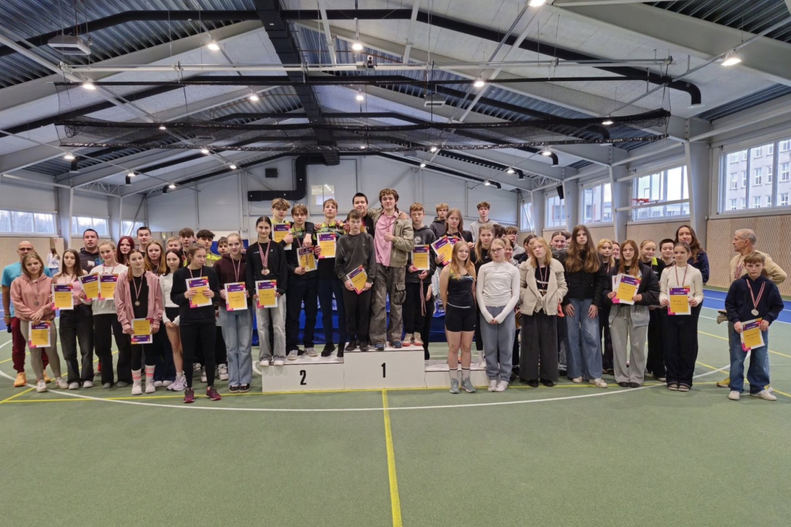 Visu filiāļu sportisti un treneri kopā