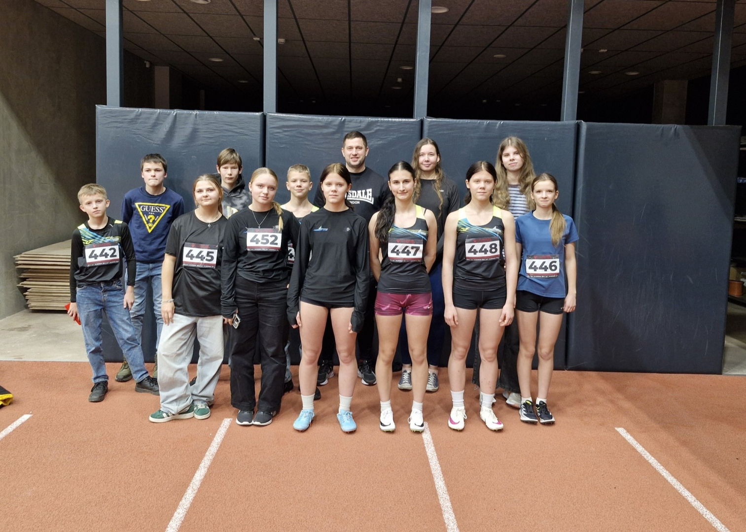 U14 vecuma grupas pārstāvji no Ventspils novada