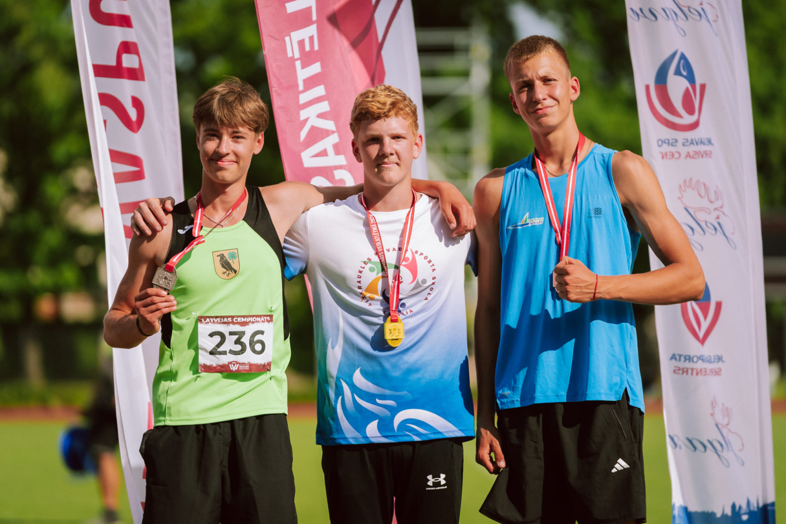 Sportisti ar medaļām