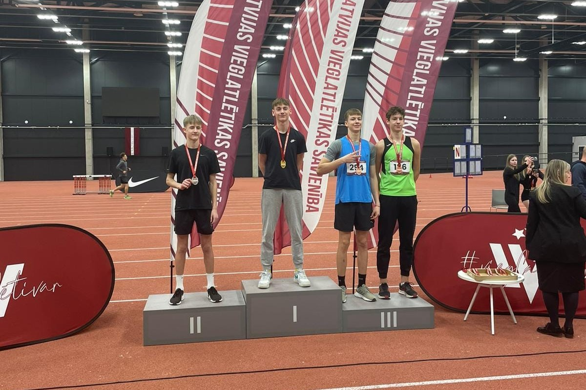 Sportisti ar medaļām