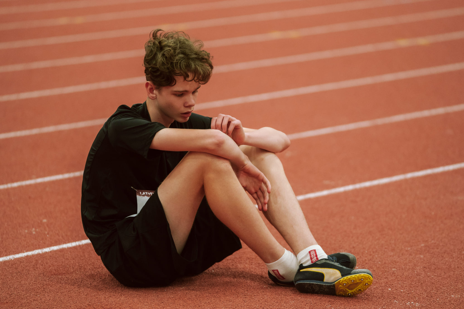 Sportists sēž