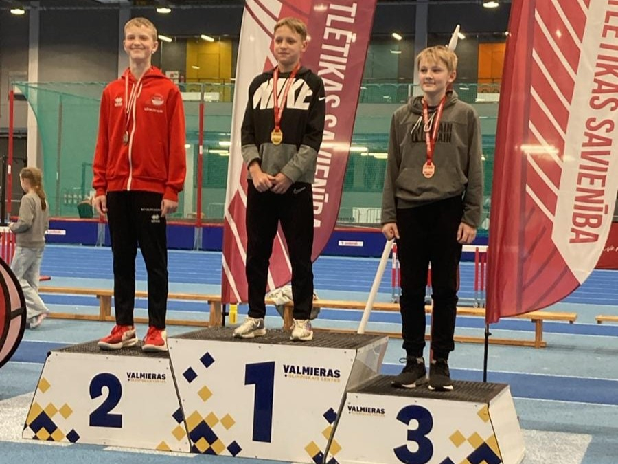 Sportisti ar medaļām