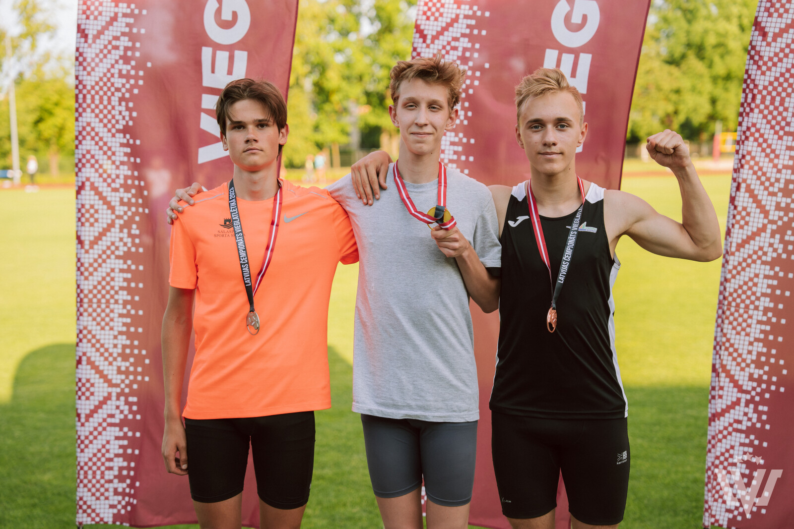 Sportisti ar medaļām