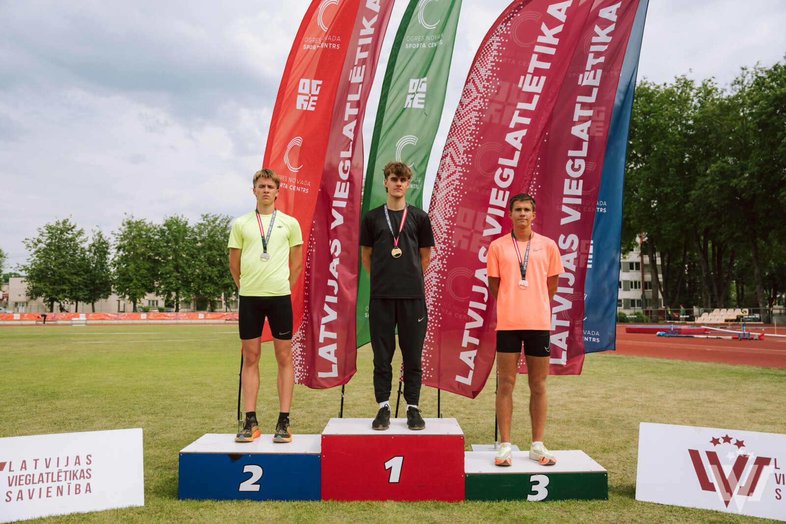 Sportisti ar medaļām