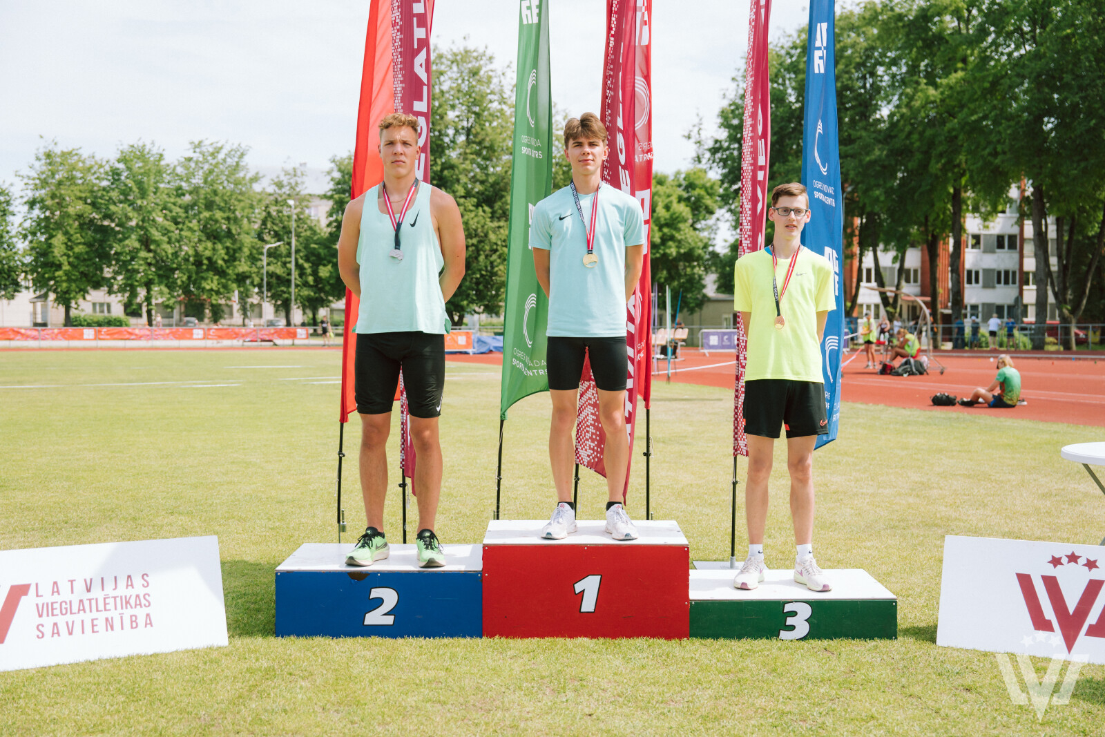 Sportisti ar medaļām
