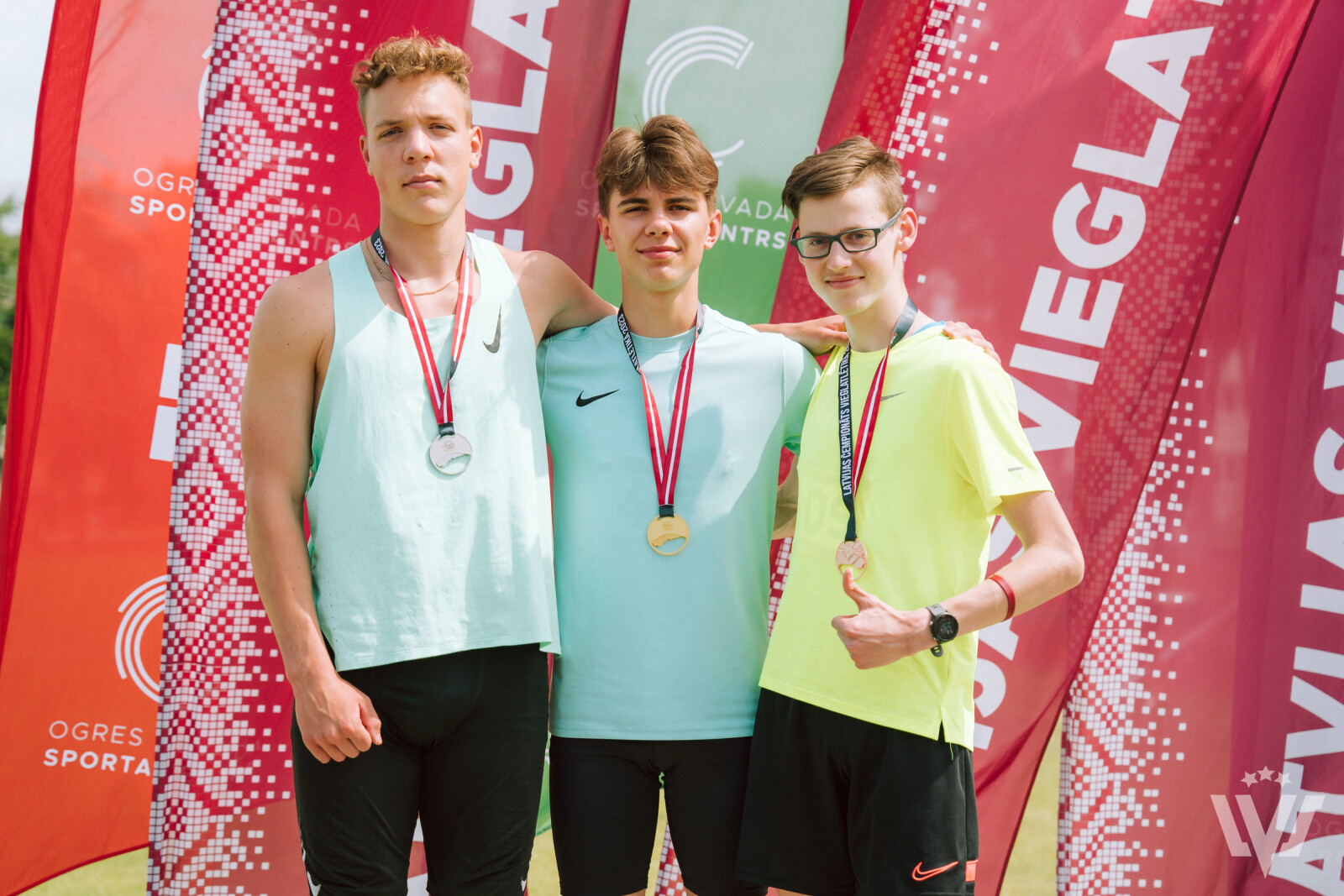 Sportisti ar medaļām
