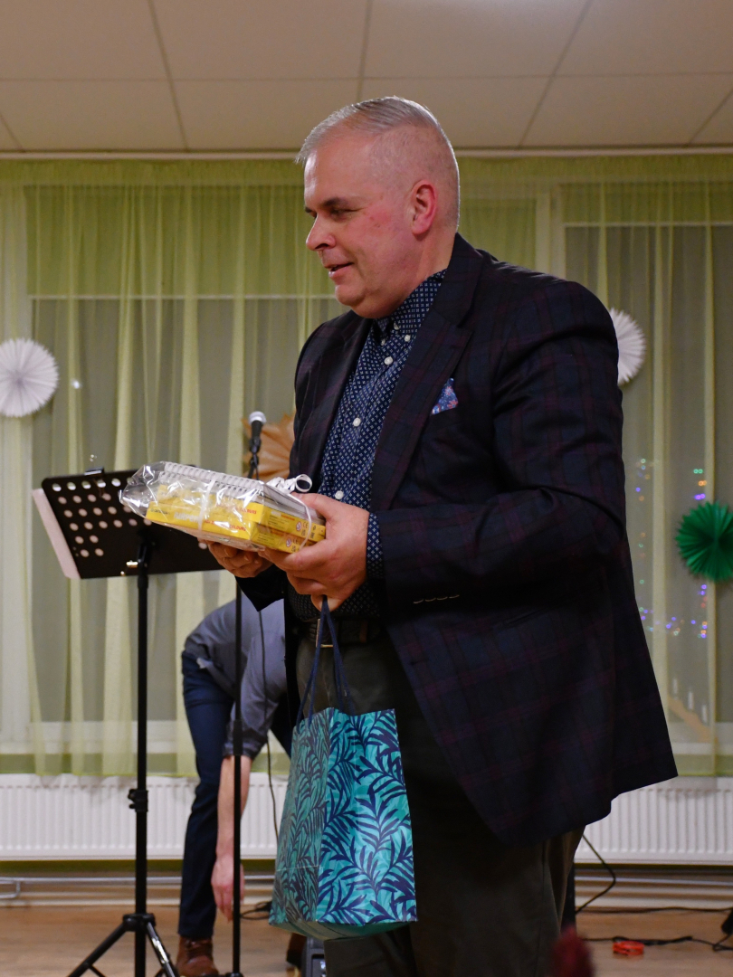 Valdis Šmēliņs pasakās Marijai par sadarbību