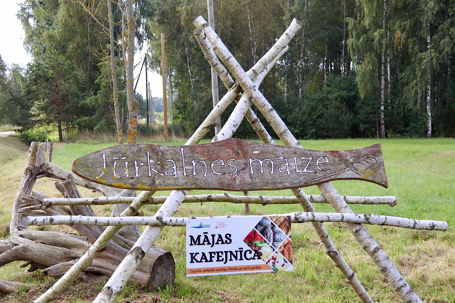 Mājas kafejnīcu dienu zīme
