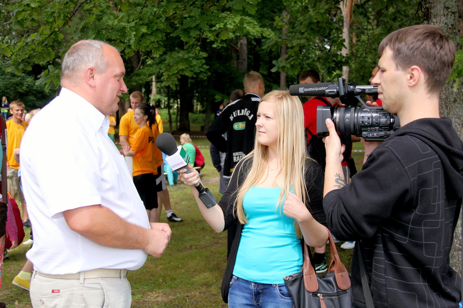 Intervija žurnālistiem