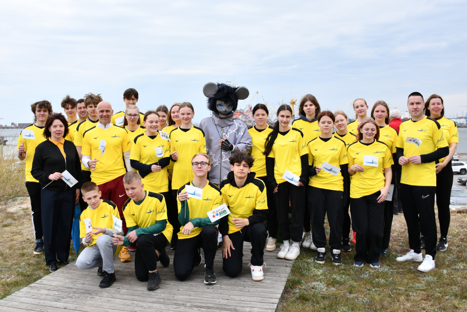 Ventspils novada BJSS audzēkņi un treneri