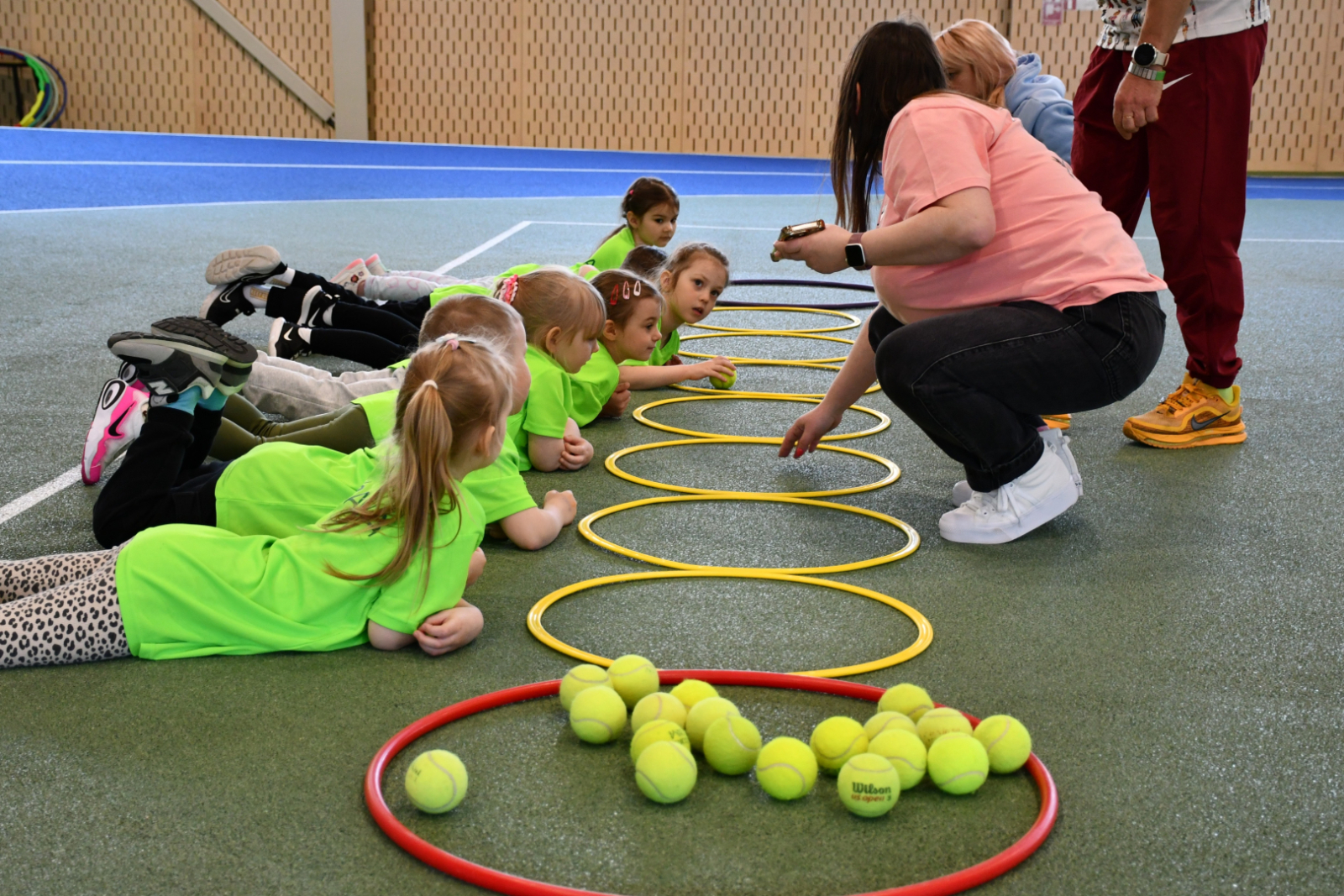 Berni piedalās sportiskās aktivitātēs