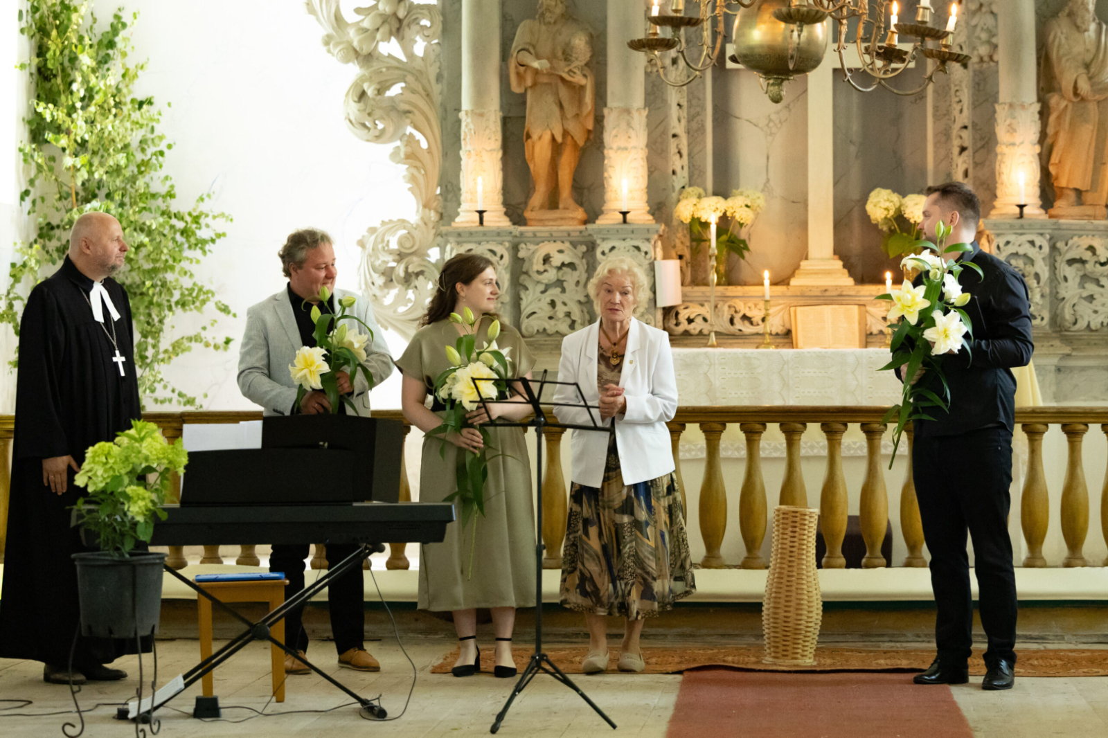 Kultūras nodaļas vadītājs pasakās dalībniekiem