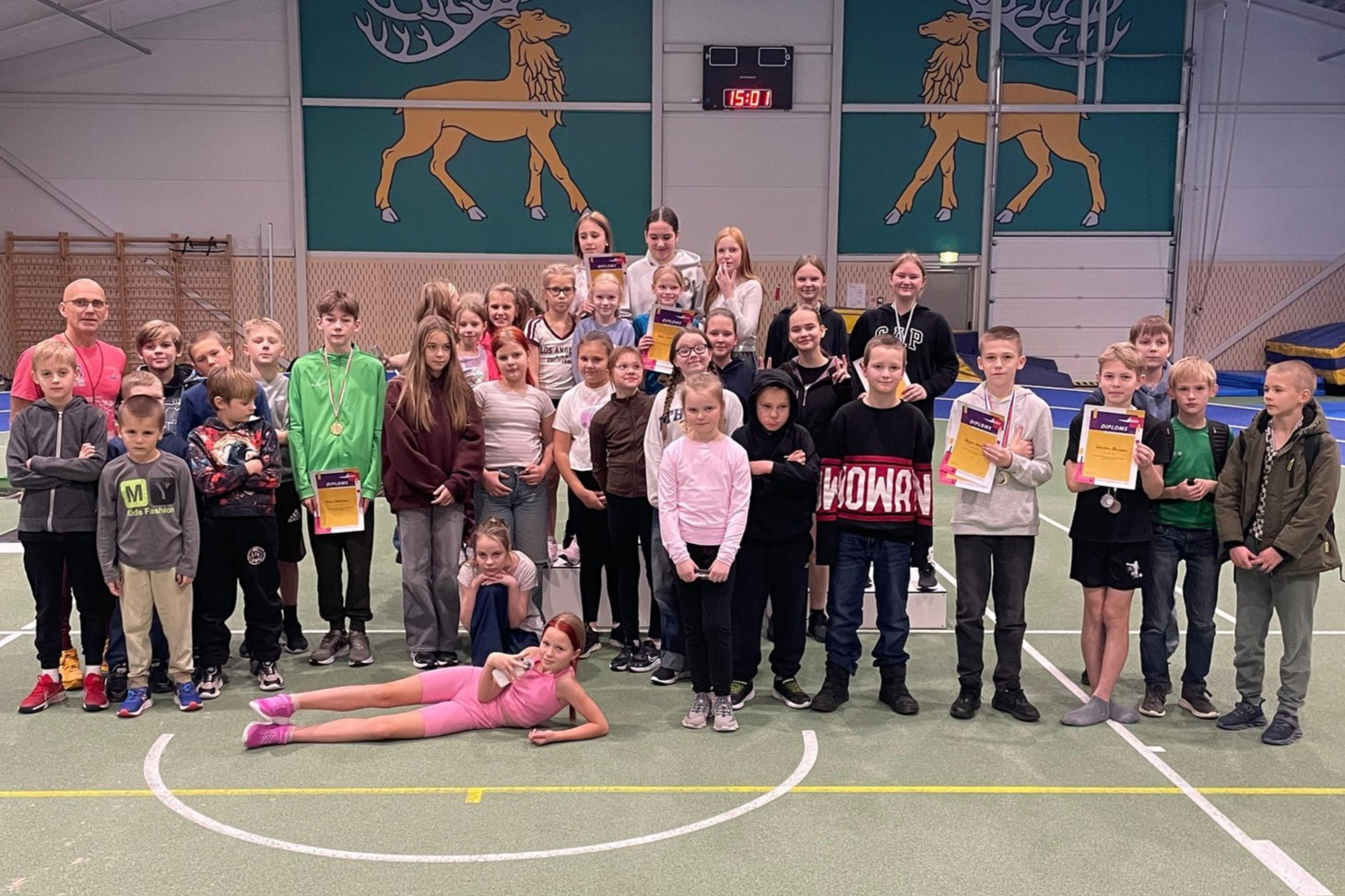 Piltenes filiāles sportisti