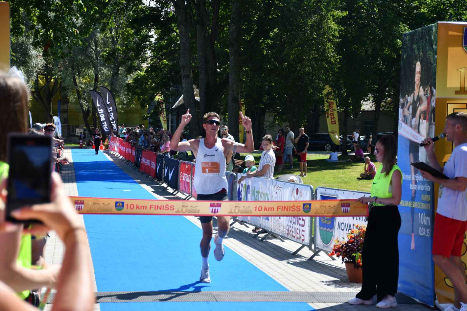 10km skrējiena pirmās vietas ieguvējs