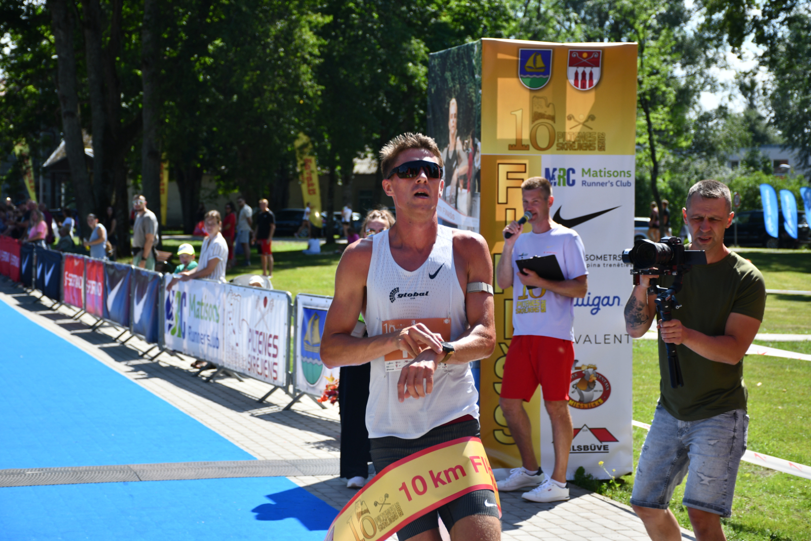 10km skrējiena pirmās vietas ieguvējs