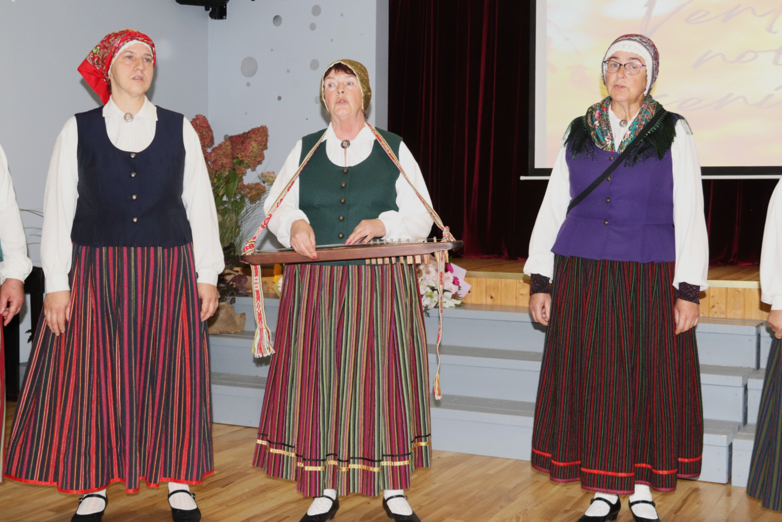 Seniorus priecē mūziķi