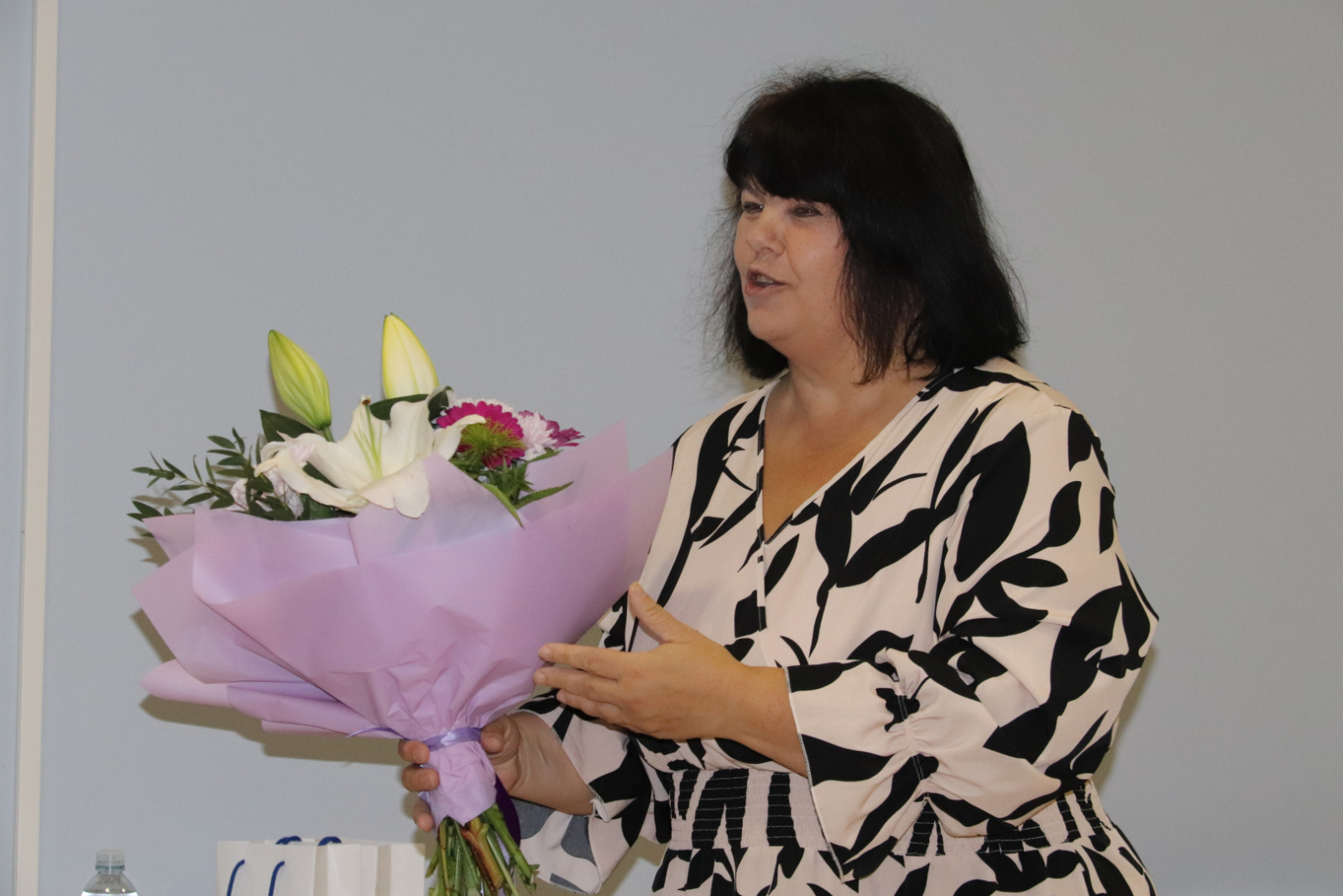 Inga Berga dāvina puķes