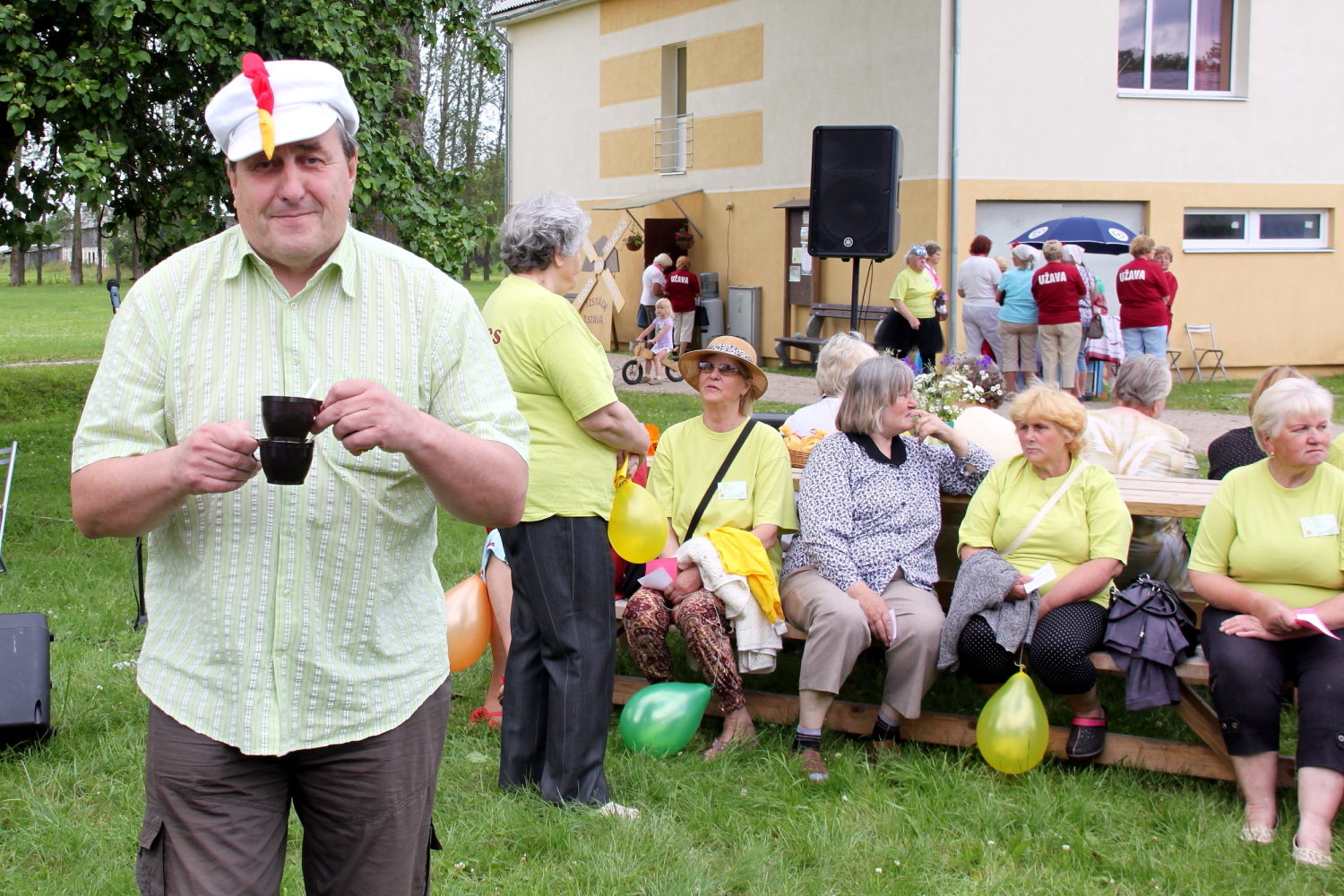 Seniori gatavojas sporta spēlēm