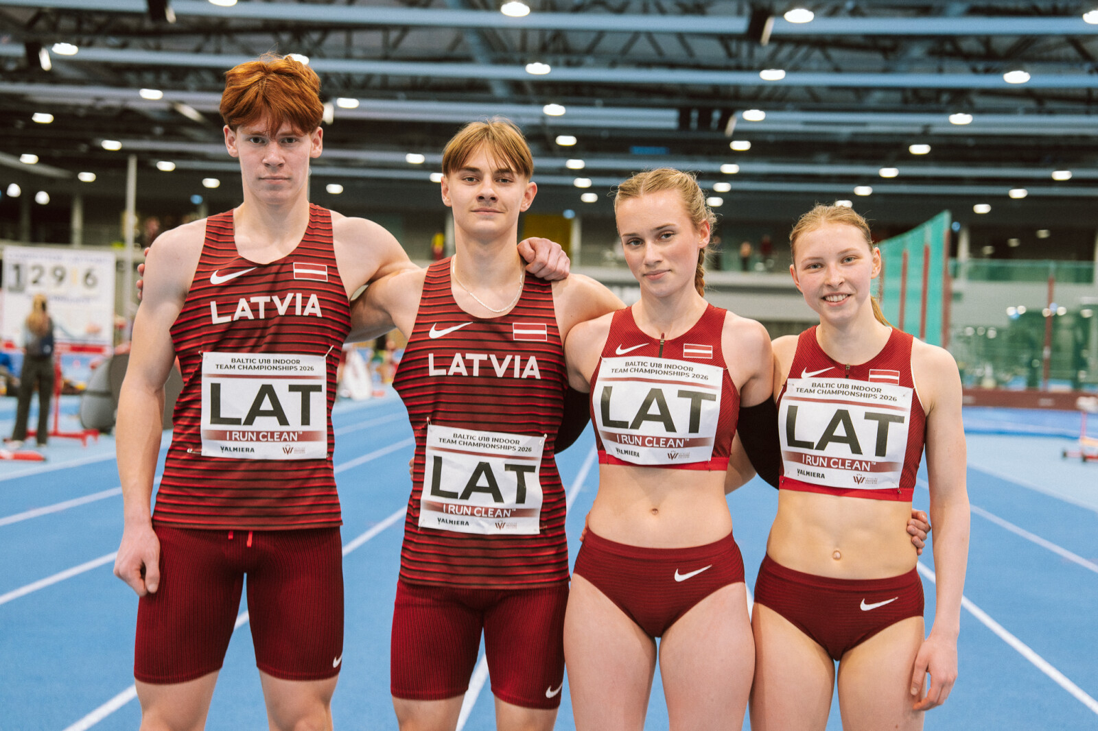 Jauno sportistu kopfoto 