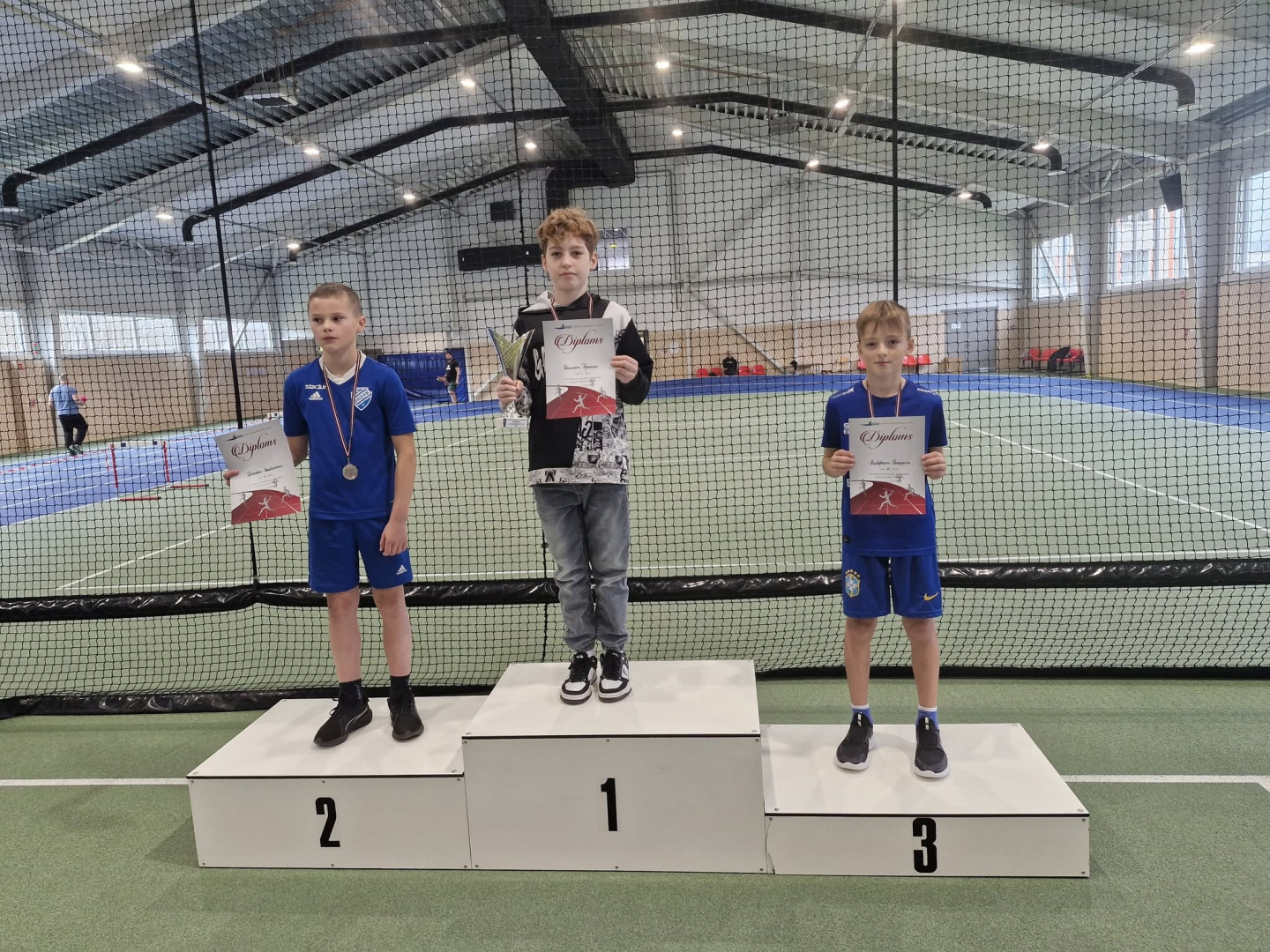 U12 zēni uz pjedestāļa