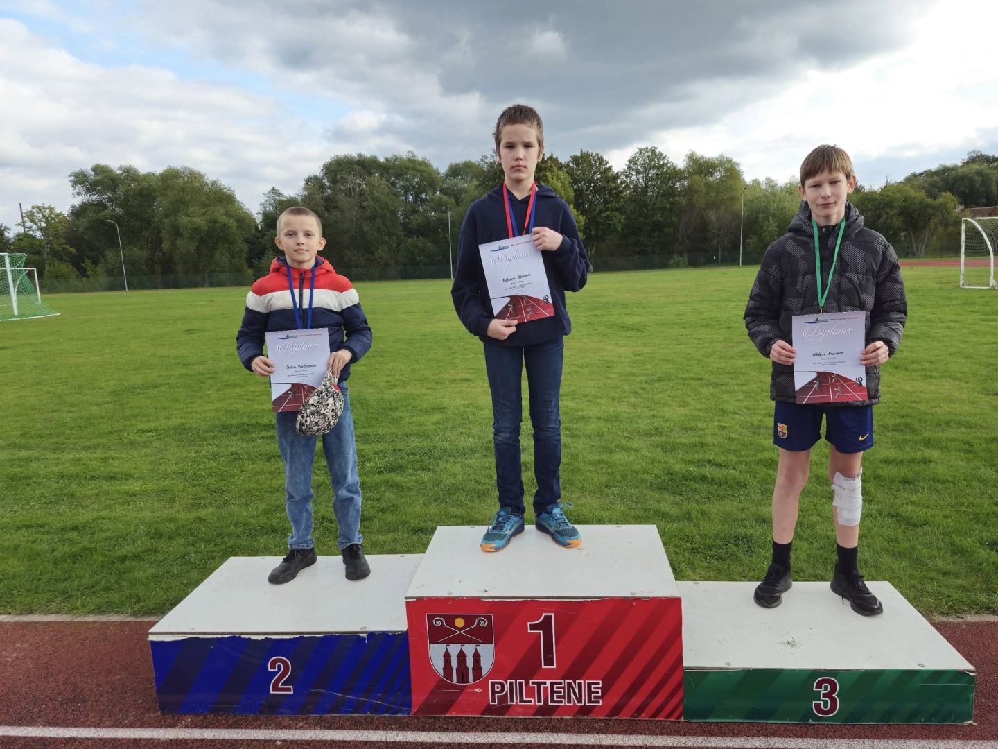 Piltenes stadionā notika Ventspils novada BJSS rudens sacensības U14 grupai