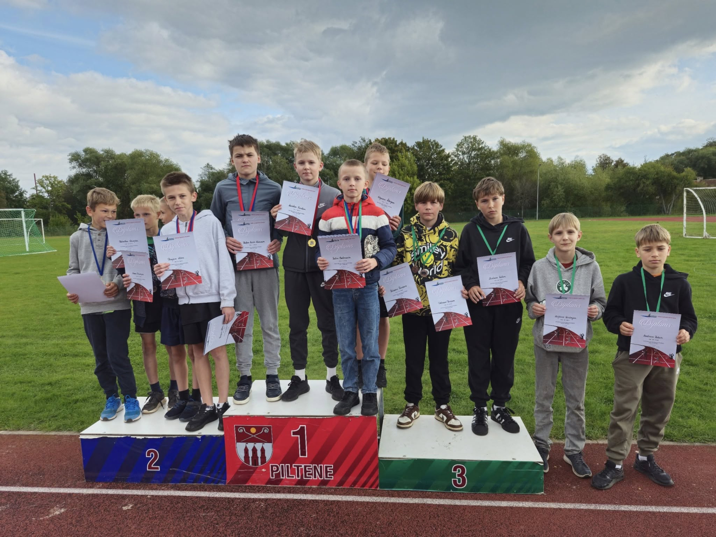 Piltenes stadionā notika Ventspils novada BJSS rudens sacensības U14 grupai