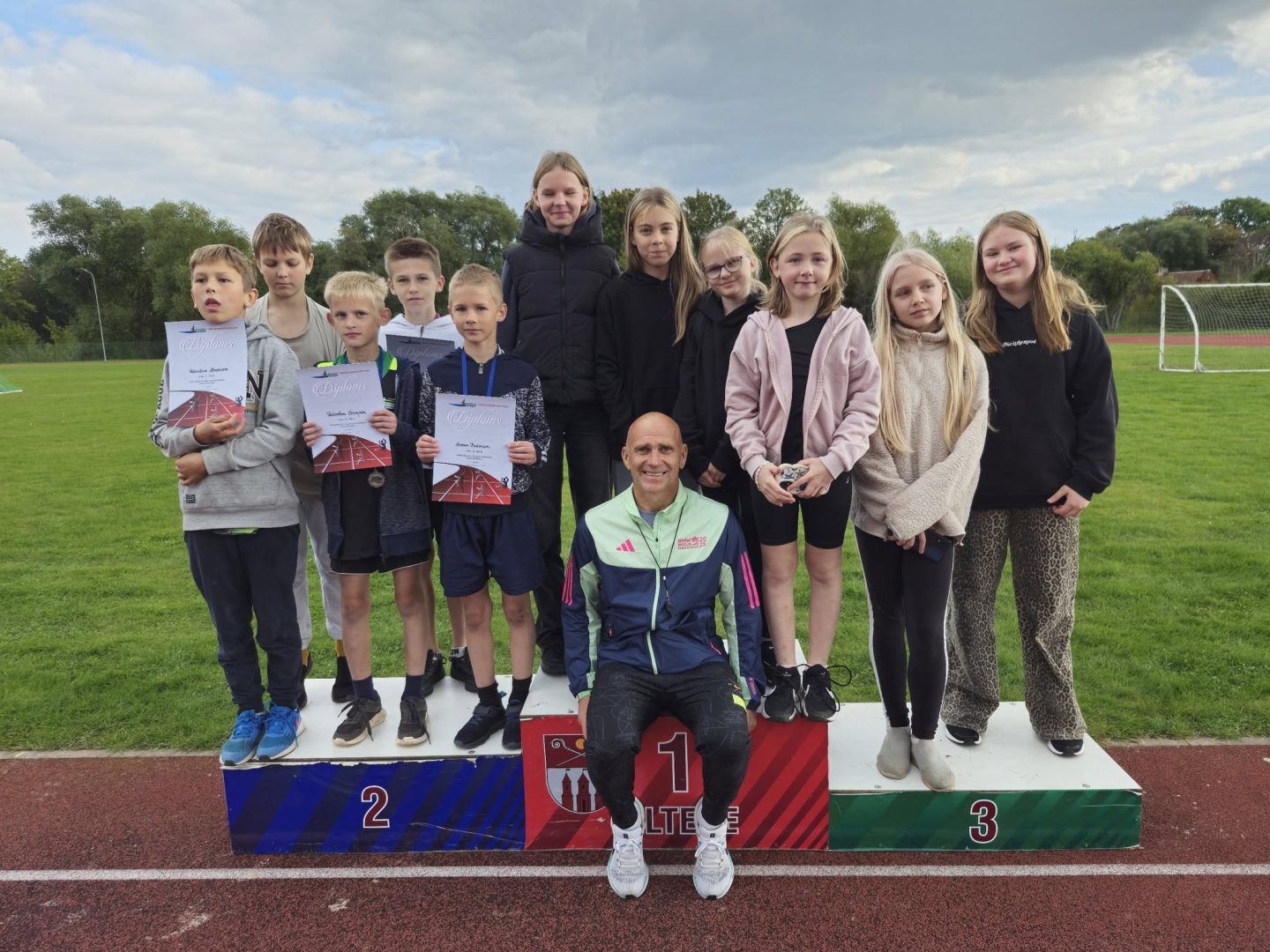 Piltenes stadionā notika Ventspils novada BJSS rudens sacensības U14 grupai