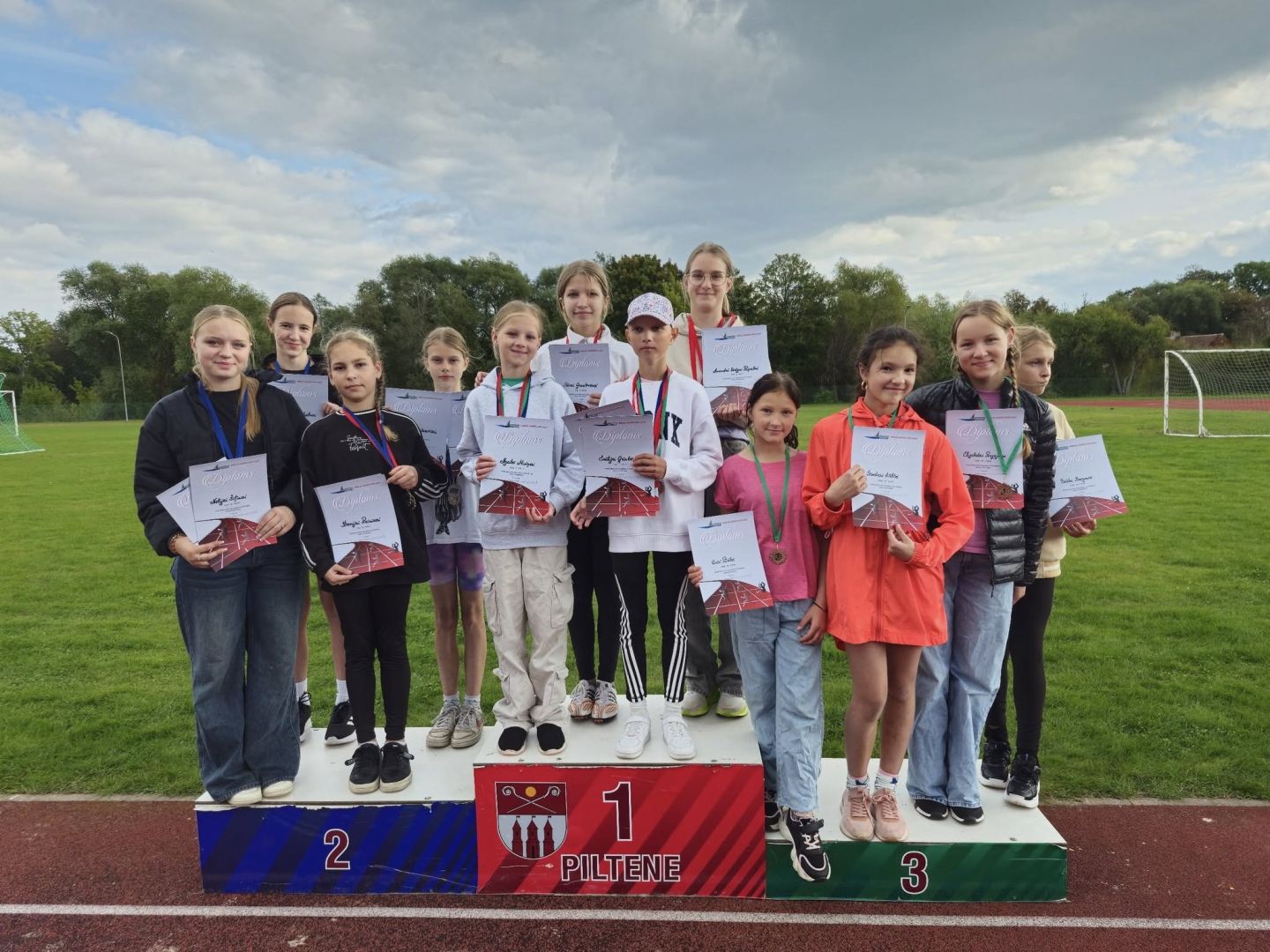 Piltenes stadionā notika Ventspils novada BJSS rudens sacensības U14 grupai