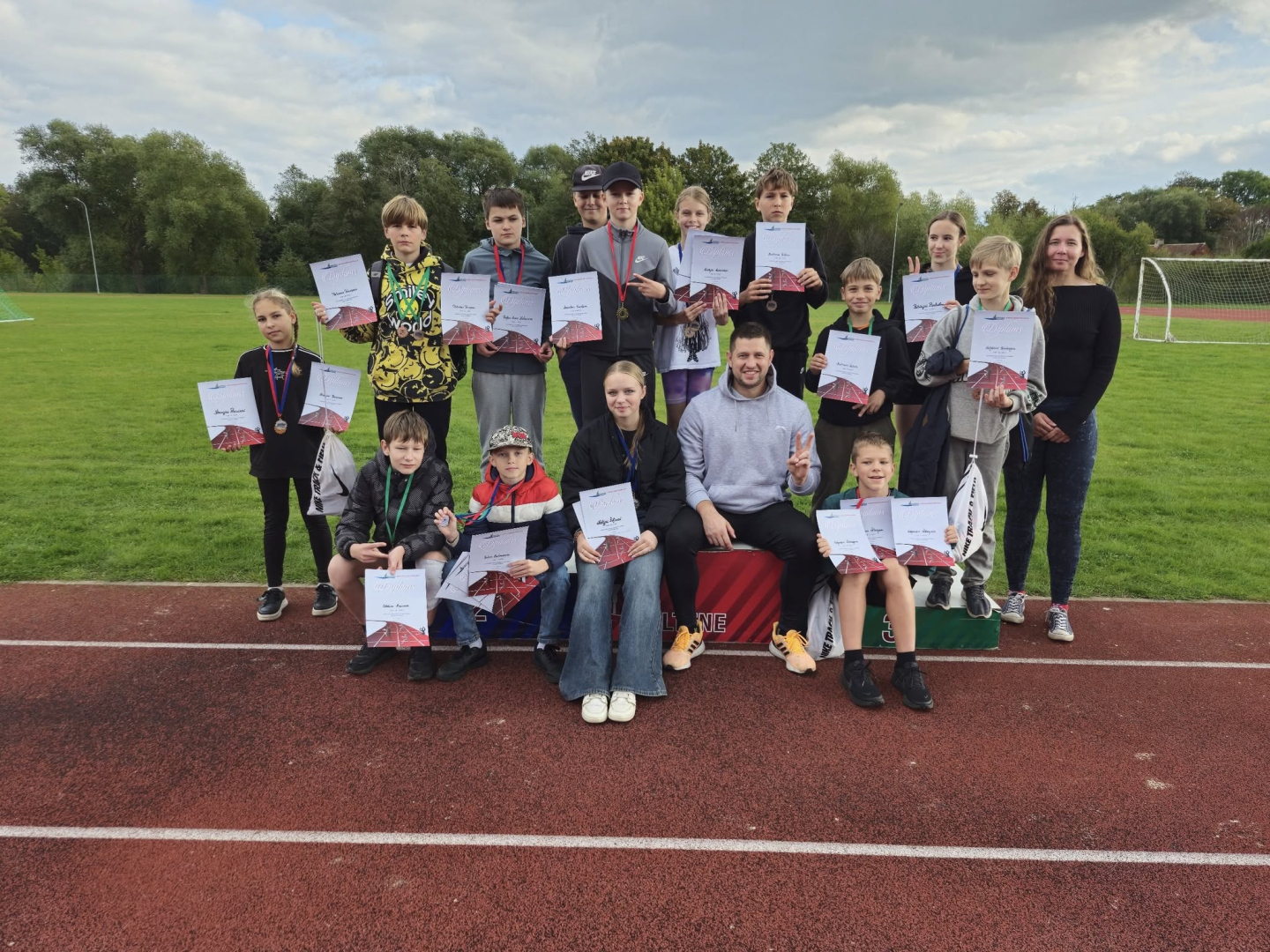 Piltenes stadionā notika Ventspils novada BJSS rudens sacensības U14 grupai