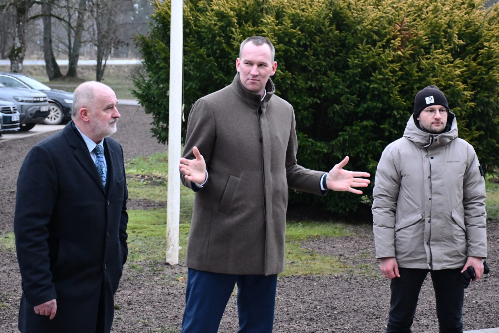 Andis Zariņš pasakās visiem par ieguldīto darbu