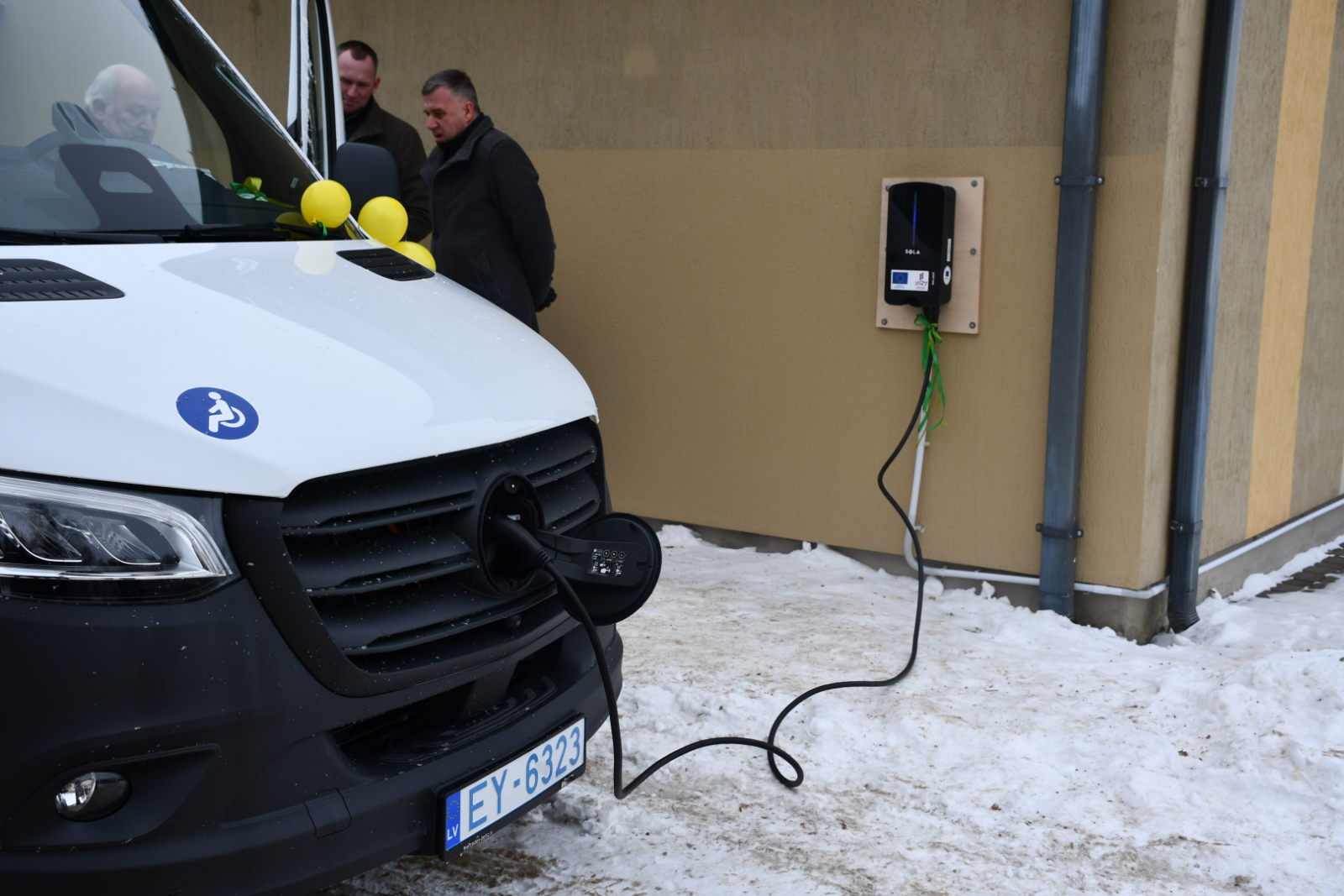 Jauno elektroautobusu svinīgā atklāšana