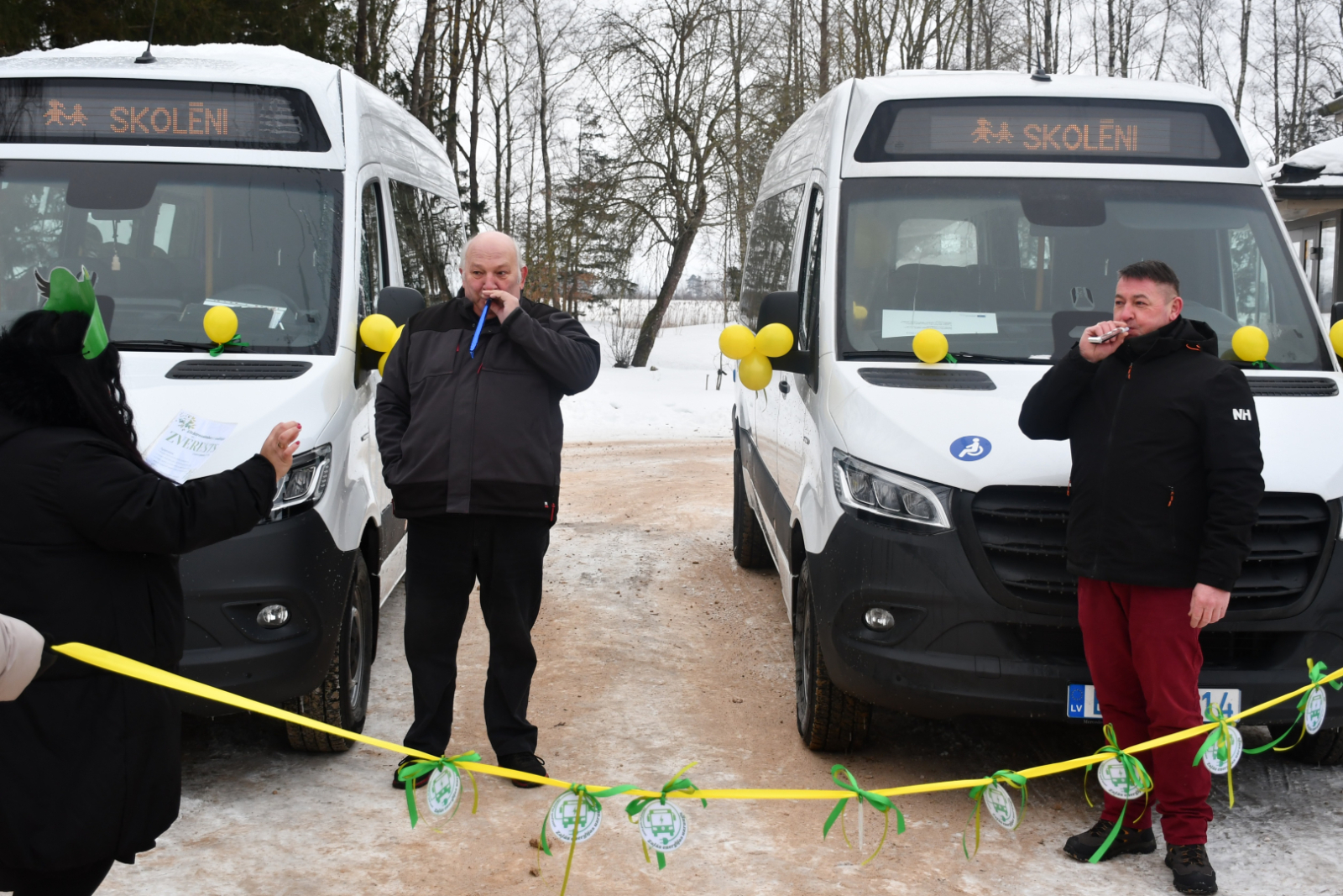 Jauno elektroautobusu svinīgā atklāšana